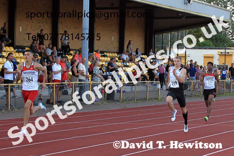 200 metres, 2022 NEGP Monkton No. 6, Wednesday, Aug. 10th. Photo: David T. Hewitson/Sports for All Pics